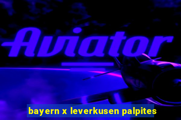 bayern x leverkusen palpites